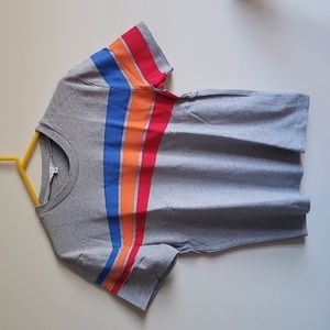 Parke & Ronen Striped T-Shirt 100% Cotton